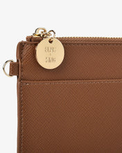 Load image into Gallery viewer, Flat Pouch | Tan Saffiano