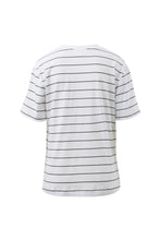 Load image into Gallery viewer, Stevie Slouchy Tee | White/Phantom Stripe