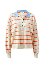 Load image into Gallery viewer, Jessa Rugby Knit | Ecru Stripe