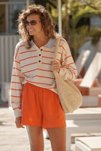Load image into Gallery viewer, Jessa Rugby Knit | Ecru Stripe