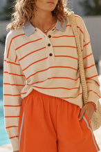 Load image into Gallery viewer, Jessa Rugby Knit | Ecru Stripe
