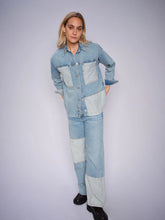 Load image into Gallery viewer, Relee Block Jeans | Mid Blue