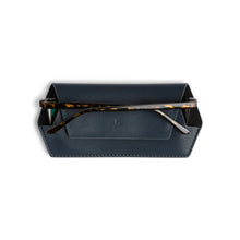 Load image into Gallery viewer, Leather Glasses Case | Navy