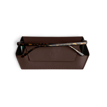 Load image into Gallery viewer, Leather Glasses Case | Chocolate