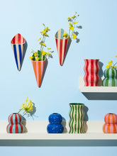 Load image into Gallery viewer, Palma Stripe Vase | Green
