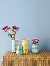 Load image into Gallery viewer, Fonda Stripe Vase | Green Blue