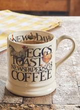 Load image into Gallery viewer, Rise &amp; Shine Eggs &amp; Toast 1/2 Pint Mug