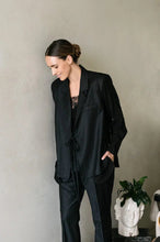 Load image into Gallery viewer, M.A.Dainty Hopscotch Jacket | Black Stripe