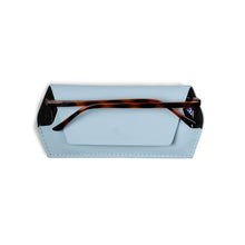 Load image into Gallery viewer, Leather Glasses Case | Sky Blue