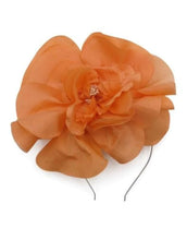 Load image into Gallery viewer, Cindy Fascinator | Orange