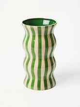 Load image into Gallery viewer, Palma Stripe Vase | Green