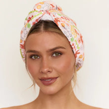 Load image into Gallery viewer, Riva Hair Towel Wrap | Santorini Sun