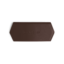 Load image into Gallery viewer, Leather Glasses Case | Chocolate