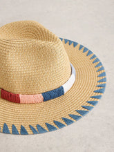 Load image into Gallery viewer, Whipstitch Fedora | Natural Multi