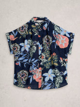 Load image into Gallery viewer, Orla Button Through Shirt | Navy Multi