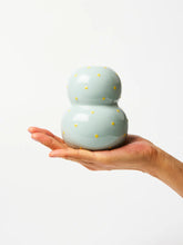 Load image into Gallery viewer, Fonda Dotty Vase | Pale Blue Yellow
