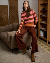 Load image into Gallery viewer, Wide Leg Jacquard Pants | Tile