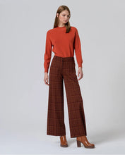 Load image into Gallery viewer, Wide Leg Jacquard Pants | Tile
