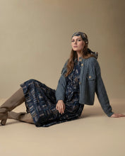 Load image into Gallery viewer, Geometric Print Shirt Dress | Blue