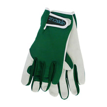 Load image into Gallery viewer, Sprout goatskin gloves in dusty blue against a white background.