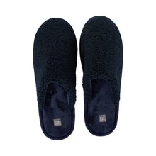 Load image into Gallery viewer, Cosy Men's Sherpa Slippers | Navy