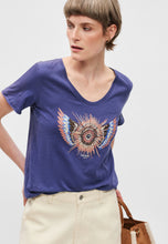 Load image into Gallery viewer, Romi Gethi Glam Tee | Crown Blue