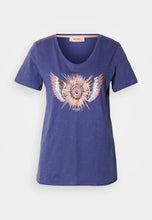 Load image into Gallery viewer, Romi Gethi Glam Tee | Crown Blue