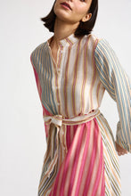 Load image into Gallery viewer, Neottia Dress | Peony Multi Stripe