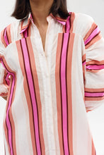 Load image into Gallery viewer, Blythe Dress | Poppy Papaya Stripe