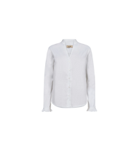 Load image into Gallery viewer, Hassie Pleat Shirt | White