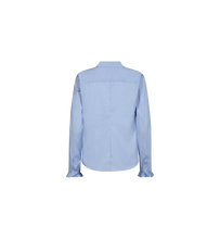 Load image into Gallery viewer, Hassie Pleat Shirt | Brunnera Blue