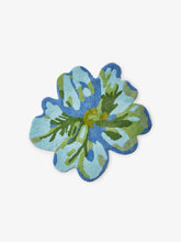 Load image into Gallery viewer, Tulip Blue Green Bath Mat