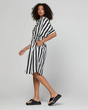 Load image into Gallery viewer, Shiro Shirt Dress | Mono Stripe