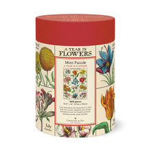 Load image into Gallery viewer, Mini Cavallini Puzzle | 240pc A Year in Flowers