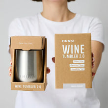 Load image into Gallery viewer, Huski Wine Tumbler 2.0 | Brushed Stainless