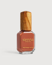 Load image into Gallery viewer, Sienna Byron Bay nail polish bottle with wooden cap 