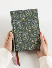 Load image into Gallery viewer, 2026 Petite Linen Bound Planner - Summer Perennials