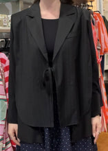 Load image into Gallery viewer, M.A.Dainty Hopscotch Jacket | Black Stripe