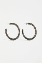 Load image into Gallery viewer, Kolle Hoop Earring | Gunmetal