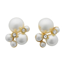 Load image into Gallery viewer, Rochelle Gold Pearl Earring