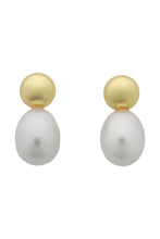 Load image into Gallery viewer, Cove Earring | Gold Pearl