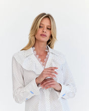 Load image into Gallery viewer, Shantal Frill Shirt | Polka Dot