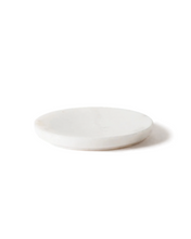 Load image into Gallery viewer, Marble Round Soap Dish | White