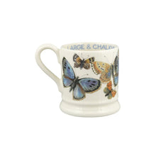 Load image into Gallery viewer, Common blue butterfly 1/2 Pint Mug