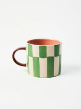Load image into Gallery viewer, Bloomie Check Mug | Green