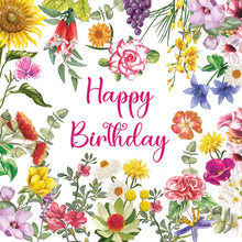 Load image into Gallery viewer, Mini Card Floral Happy Birthday