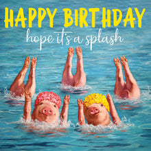 Load image into Gallery viewer, Mini Card Synchronized Swimmers
