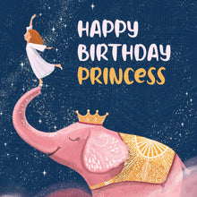 Load image into Gallery viewer, Mini Card Princess and the Elephant