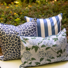 Load image into Gallery viewer, Outdoor Blue Leopard Cushion 40x60cm