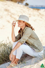 Load image into Gallery viewer, Peta Flexibraid Camel/Ivory Mix Fedora